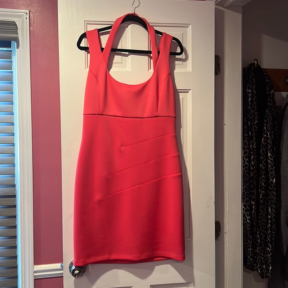 Pink cocktail dress